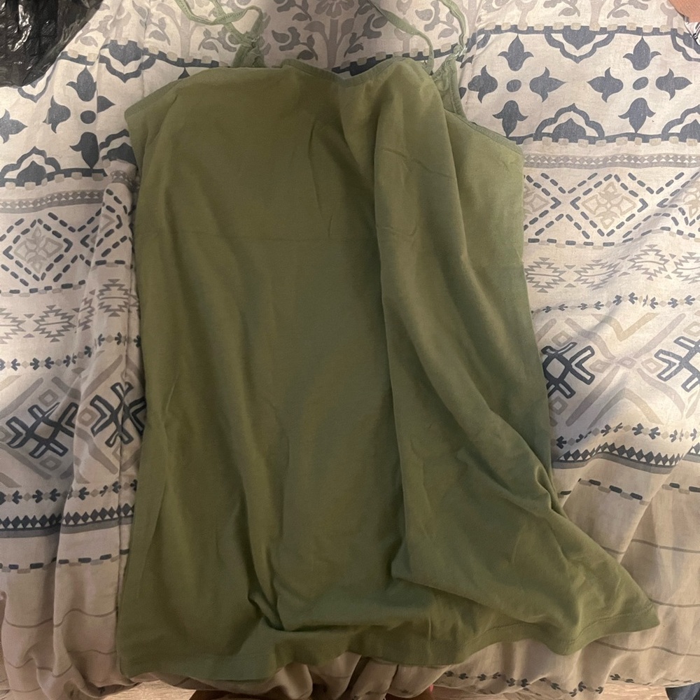 Green Women's Tank Top